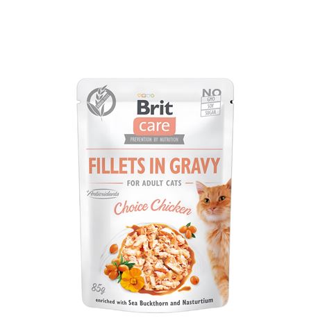 Brit Care Cat Pouch Choice Chicken - Gravy - 85g