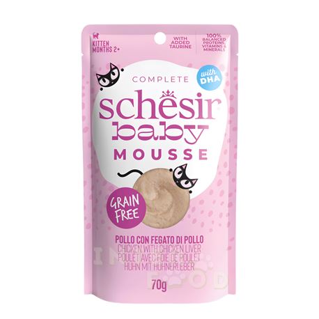 Schesir Baby gatto - Pollo in mousse - 70g