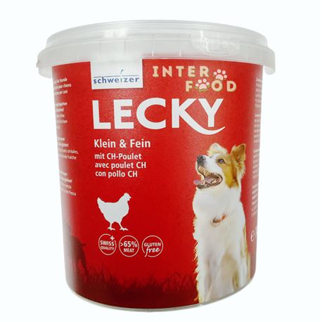 Schweizer - Lecky Klein & Fein - Bocconcini morbidi per cani con pollo - 700g