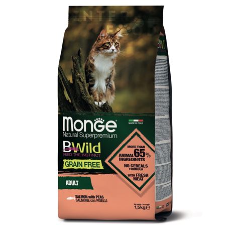 Monge BWild Grain Free Adult Salmone - 1,5kg