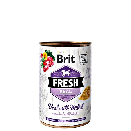 Brit Fresh Veal with Millet - 400g