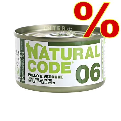 Natural Code 06 - Pollo e Verdure - 24 x 85g