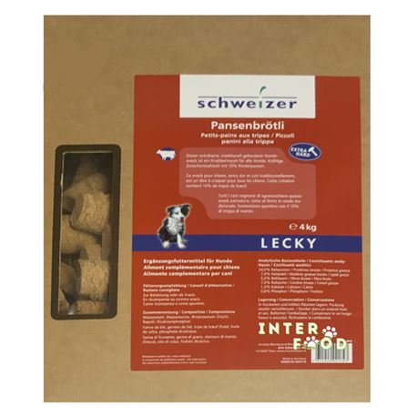 Biscotti per cani Schweizer - LECKY - Pansenbrtli - 4kg