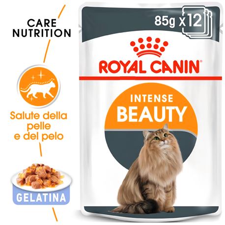 ROYAL CANIN Intense Beauty Care Jelly - Alimento umido per gatti - 4 x (12 x 85g) 2