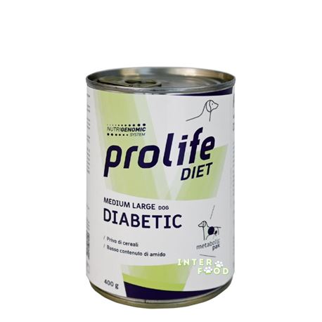 PROLIFE DIET - Diabetic - Umido - Medium/Large - 400g