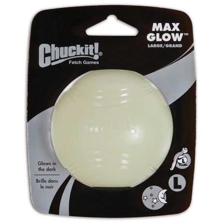 CHUCKIT! Max Glow Ball-L - pallina fosforescente