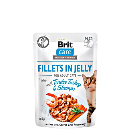 Brit Care Cat Pouch Tender Turkey & Shrimps in Jelly - 85g 1