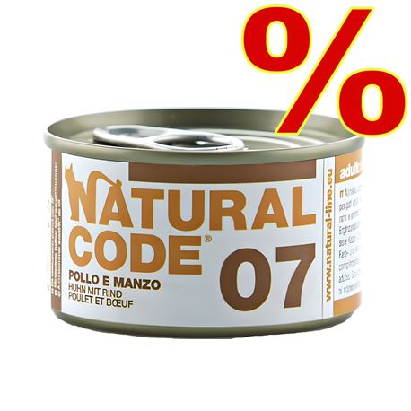 Natural Code 07 - Pollo e Manzo - 24 x 85g