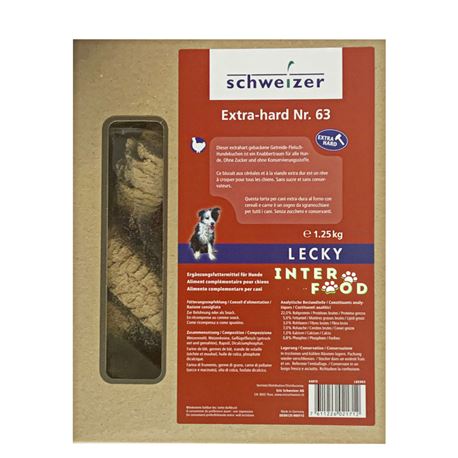 Biscotti per cani Schweizer - LECKY - Extra-Hard n63 - 1,25kg