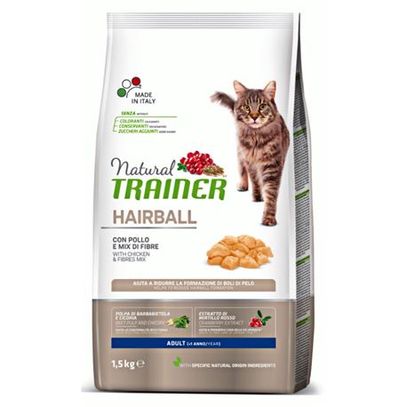 Natural TRAINER Hairball con Pollo - 1,5kg 1