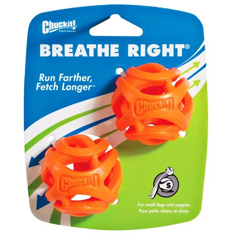 CHUCKIT! Breathe Right Ball S - pallina ventilata - 2pz 1