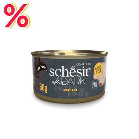 Schesir After Dark gatto - Pollo - in pat - 12 x 80g