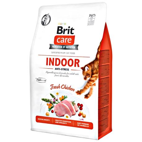 Brit Care Cat Grain-Free Indoor Anti-Stress - 7kg