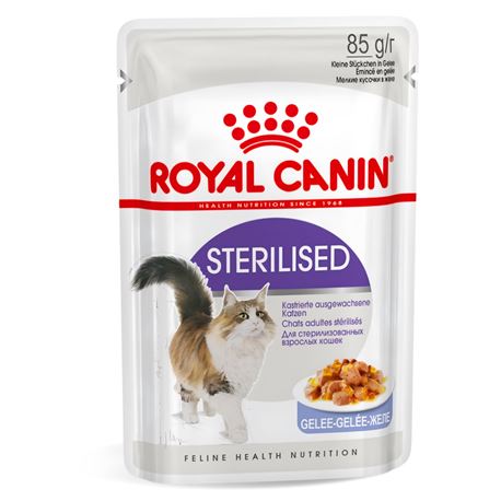 ROYAL CANIN Sterilised Jelly - Cibo umido per gatti - 12 x 85g