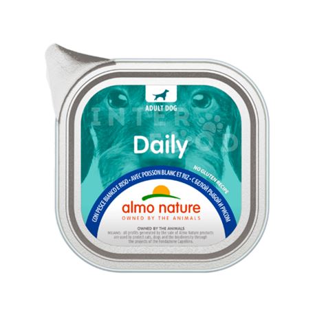 ALMO NATURE Daily No Gluten Recipe con Pesce bianco e riso - 300g