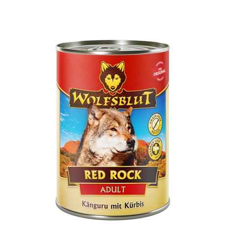 WOLFSBLUT Red Rock - Knguru mit Krbis - Adult - 6 x 395g