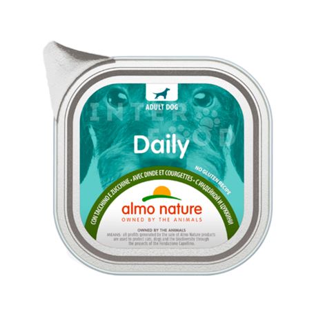 ALMO NATURE Daily No Gluten Recipe con Tacchino e Zucchine - 100g