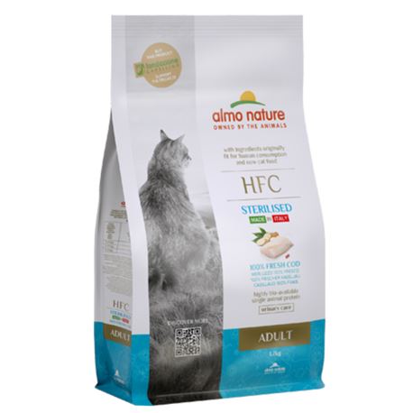 Almo Nature HFC Adult Sterilised - Merluzzo Fresco - 1,2kg