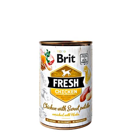 Brit Fresh Chicken with Sweet Potato - 400g