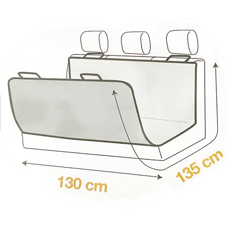 Walky Seat-Cover coprisedili per auto - 130 x 135 cm 2