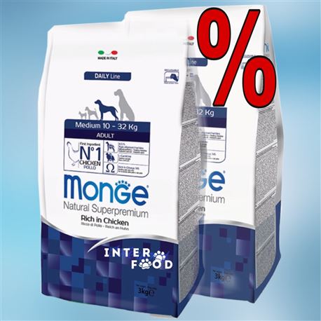 Monge DL Adult Medium - 2 x 12kg