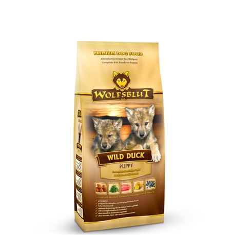 WOLFSBLUT Wild Duck - Ente und Kartoffel - Puppy - 2kg