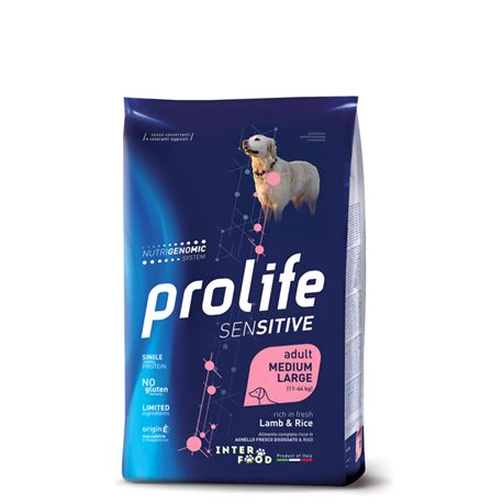 PROLIFE Sensitive Adult Lamb & Rice - Medium/Large - 2.5kg