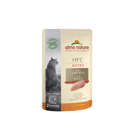 Almo Nature HFC Natural Kitten - Petto di Pollo - 55g