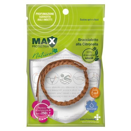 Max Protection Ecopelle di COLPHARMA - repellente insetti per Persone