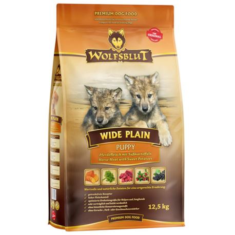 WOLFSBLUT Wide Plain - Pferd Sweet Potatoes - Puppy - 12,5kg