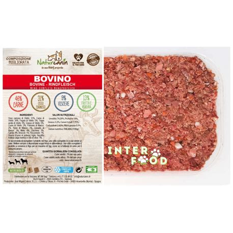 Naturcanin Barf menu classico Bovino - 500g