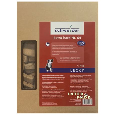 Biscotti per cani Schweizer - LECKY - Extra-Hard n64 - 4kg