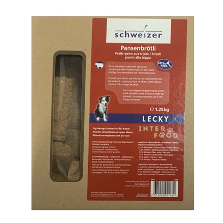 Biscotti per cani Schweizer - LECKY - Pansenbrtli - 1.25kg