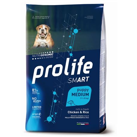 PROLIFE Smart Puppy Chicken & Rice - Medium - 10kg