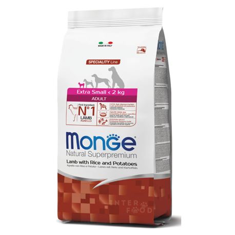 Monge SL Mini Agnello, Riso e Patate - 800g 1