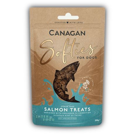 CANAGAN Dog Treats Salmon softies -  200g