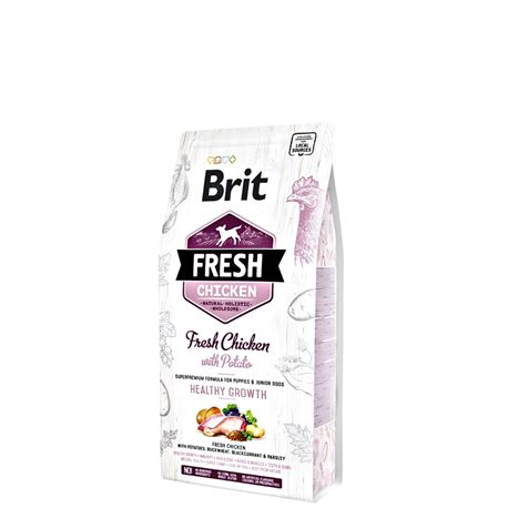 BRIT Fresh Chicken with Potato Puppy Healthy Growth - 2,5kg