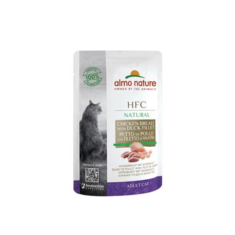 Almo Nature HFC Natural - Petto di Pollo e Filetto d'Anatra - 55g 1