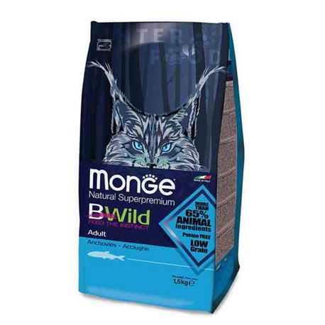 Monge Natural Superpremium Bwild Grain Free Adult - Acciughe con Ortaggi - 100g 2