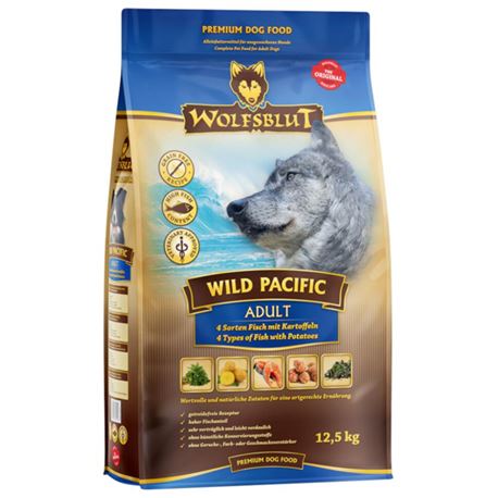 WOLFSBLUT Wild Pacific - Seefisch und Kartoffel - Adult - 12,5kg