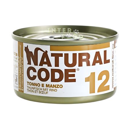 Natural Code 12 - Tonno e Manzo - 85g