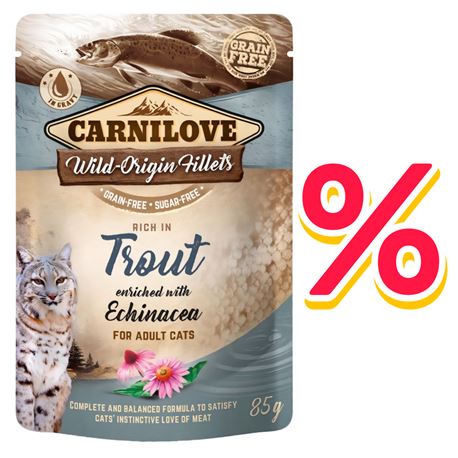 Carnilove Adult - Trout enriched with Echinacea - 24x85g