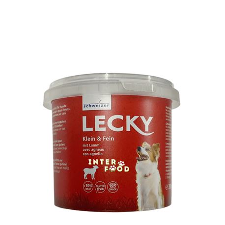 Schweizer - Lecky Klein & Fein - Bocconcini morbidi per cani con agnello - 200g 1