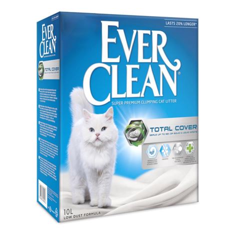 EVERCLEAN TOTAL COVER - LETTIERA per GATTI - 10lt