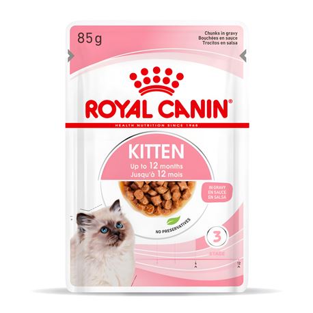 ROYAL CANIN Kitten Gravy - Alimento umido per gatti - 12 x 85g