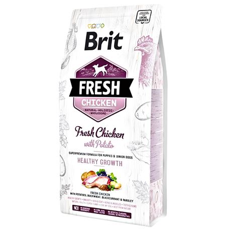 BRIT Fresh Chicken with Potato Puppy Healthy Growth - 12kg