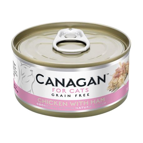 CANAGAN Chicken With Ham  12x75g