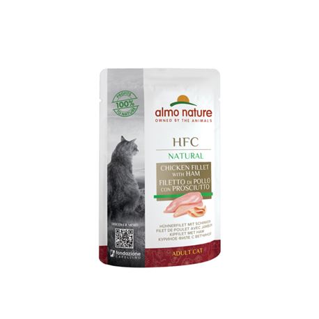 Almo Nature HFC Natural - Filetto di Pollo con Prosciutto - 55g