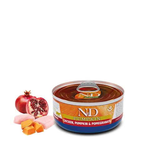 FARMINA N&D PUMPKIN -  CHICKEN, PUMPKIN & POMEGRANATE - 70gr 1