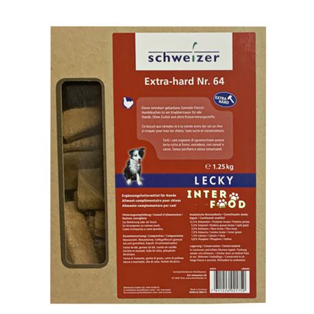 Biscotti per cani Schweizer - LECKY - Extra-Hard n64 - 1,25kg